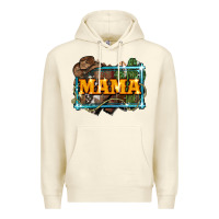 Sandshell mama cowboy western font cactuslove mom Premium Hoodie - LillyAllenDesigns