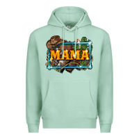 Seafoam mama cowboy western font cactuslove mom Premium Hoodie - LillyAllenDesigns