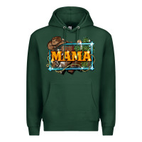 Sports Green mama cowboy western font cactuslove mom Premium Hoodie - LillyAllenDesigns