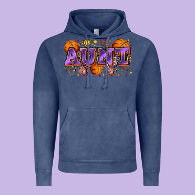 Aunt Basketball Vintage Hoodie Designed By Zillion Design Studio