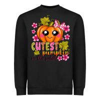Black Cutest Pumpkin In The Patch Heavyweight Sweatshirt - texasbilliewilder