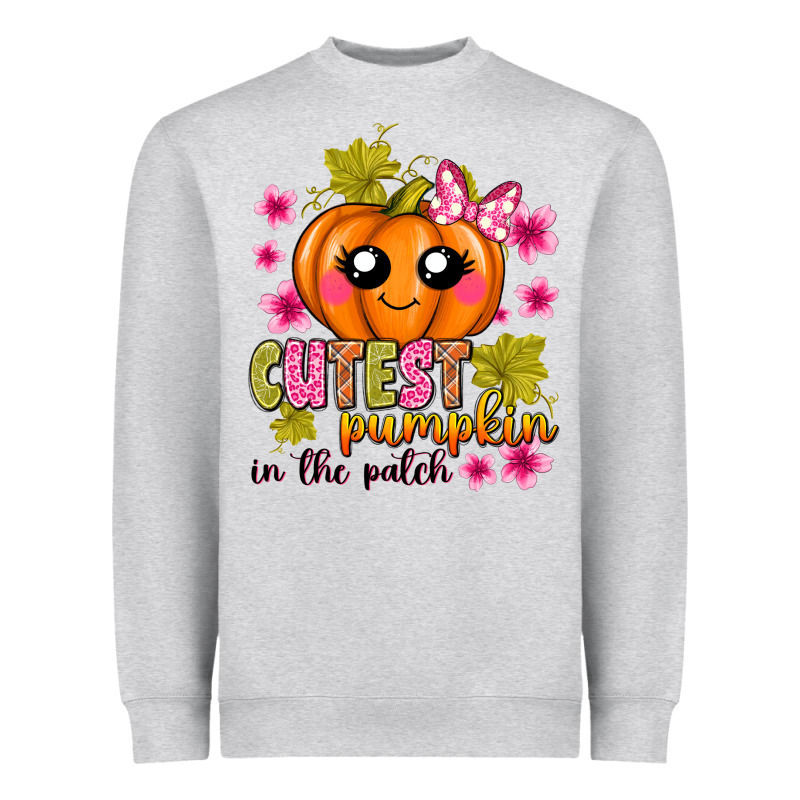 Cutest Pumpkin In The Patch Heavyweight Sweatshirt by texasbilliewilder | Teevron