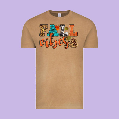 Fall Vibes Vintage Tee Designed By Hra Design Shop