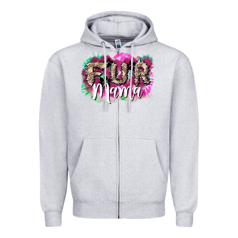 Fur Mama Zipper Hoodie by NancyCooperArtShop | Teevron