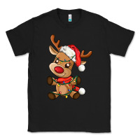 Black baby christmas reindeer Classic Tee - AdoDesignShop