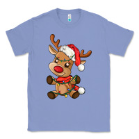 Colony Blue baby christmas reindeer Classic Tee - AdoDesignShop