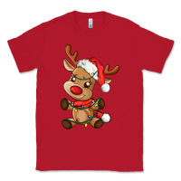 Red baby christmas reindeer Classic Tee - AdoDesignShop