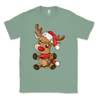 Sage baby christmas reindeer Classic Tee - AdoDesignShop