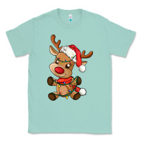 Seafoam baby christmas reindeer Classic Tee - AdoDesignShop