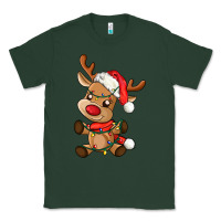 Sports Green baby christmas reindeer Classic Tee - AdoDesignShop