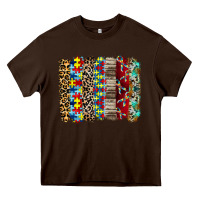 Chocolate Brown autism brushstore Heavy Core Tee - RacoonDesign