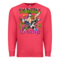 Cardinal western rodeo cowgirl dreams Premium Sweatshirt - NancyCooperArtShop