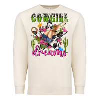 Sandshell western rodeo cowgirl dreams Premium Sweatshirt - NancyCooperArtShop