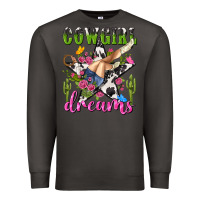 Smoke western rodeo cowgirl dreams Premium Sweatshirt - NancyCooperArtShop