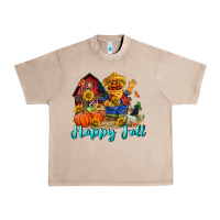 French Oak happy fall scarecrow Urban Heavy Tee - FaDigitalArtStudio