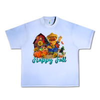 Grape Ice happy fall scarecrow Urban Heavy Tee - FaDigitalArtStudio