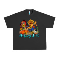 Pigment Black happy fall scarecrow Urban Heavy Tee - FaDigitalArtStudio