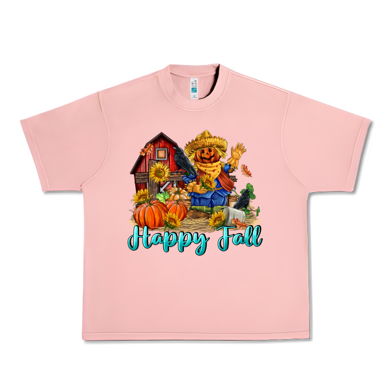 Happy Fall Scarecrow Urban Heavy Tee by FaDigitalArtStudio | Teevron
