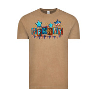 Vintage Coffee American Granny 4th of july Vintage Tee - CowGirlArtShop