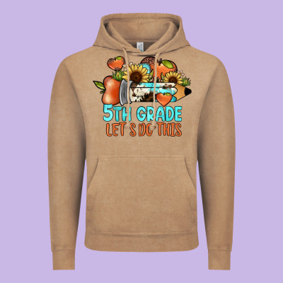 5th Grade Let's Do This Vintage Hoodie Designed By Jahusdesignshop
