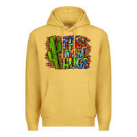 Antique Gold free mom hugs Premium Hoodie - LillyAllenDesigns