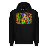 Black free mom hugs Premium Hoodie - LillyAllenDesigns