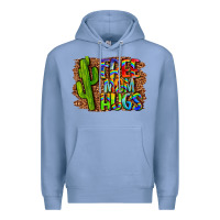 Colony Blue free mom hugs Premium Hoodie - LillyAllenDesigns