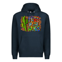 Navy free mom hugs Premium Hoodie - LillyAllenDesigns