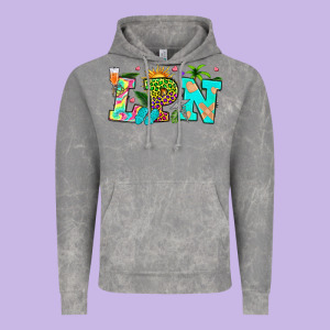 Summer Lpn Vintage Hoodie Designed By Texasbilliewilder