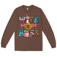 Chestnut wife mom boss Long Sleeve Tee - AdoDesignShop