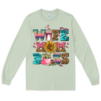 Matcha wife mom boss Long Sleeve Tee - AdoDesignShop