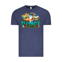 Vintage Denim hello summer Vintage Tee - SublimationCraftShop