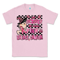Bubblegum Pink in october we wear pink for breast cancer Classic Tee - AdoDesignShop