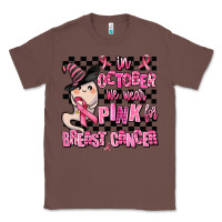 Chestnut in october we wear pink for breast cancer Classic Tee - AdoDesignShop