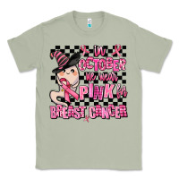 Matcha in october we wear pink for breast cancer Classic Tee - AdoDesignShop