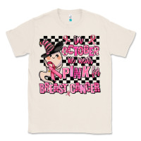 Natural in october we wear pink for breast cancer Classic Tee - AdoDesignShop