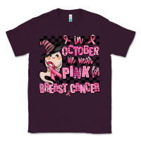Plum in october we wear pink for breast cancer Classic Tee - AdoDesignShop
