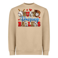 Mushroom busy raising ballers baseball Heavyweight Sweatshirt - Zillion Design Studio