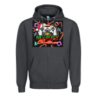 Smoke gamer merry christmas Zipper Hoodie - NancyCooperArtShop