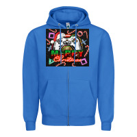 True Royal gamer merry christmas Zipper Hoodie - NancyCooperArtShop