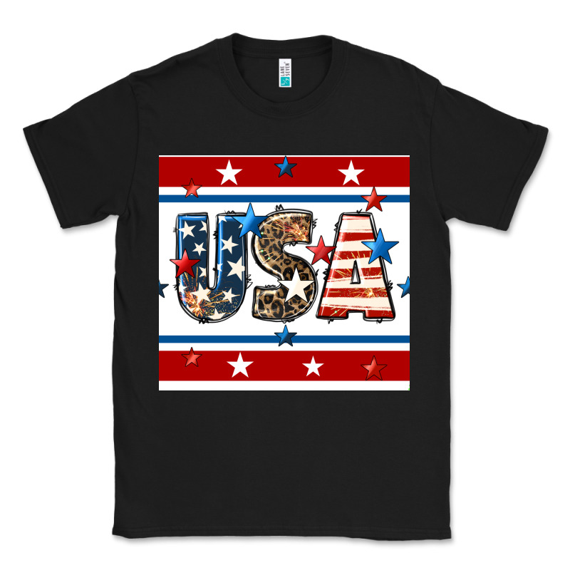 4th Of July Usa Seamless Pattern Classic Tee by BundleAndBundleShop | Teevron