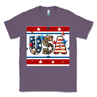 Lavender 4th of july usa seamless pattern Classic Tee - BundleAndBundleShop