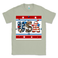 Matcha 4th of july usa seamless pattern Classic Tee - BundleAndBundleShop