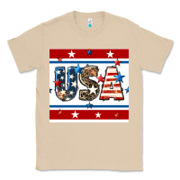 Mushroom 4th of july usa seamless pattern Classic Tee - BundleAndBundleShop