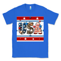 True Royal 4th of july usa seamless pattern Classic Tee - BundleAndBundleShop