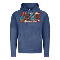 Vintage Denim aunt baseball Vintage Hoodie - Zillion Design Studio