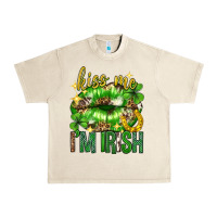 Sandshell Kiss me im irish st.patricks day lips st.patricks Urban Heavy Tee - Neo Western