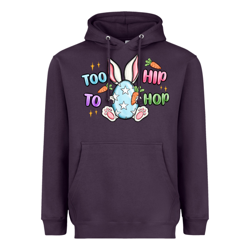 Too Hip To Hop Easter Heavyweight Hoodie by MaliasSmallBusiness | Teevron