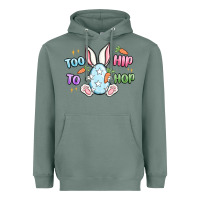 Sage too hip to hop easter Heavyweight Hoodie - MaliasSmallBusiness
