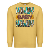 Antique Gold western howdy baby howdy Premium Sweatshirt - NancyCooperArtShop